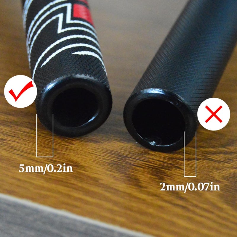 JXPANG Universal 1 1/8" 28mm Dirt Bike Handlebars 6063 Aluminum,Upgraded Pit Bike Handlebar With Foam Pad & Anti-Slip Handlebar Grips & Riser Mount Clamp For Motocross Pit Dirt Bike ATV Quad (Style B-Black) - Image 2